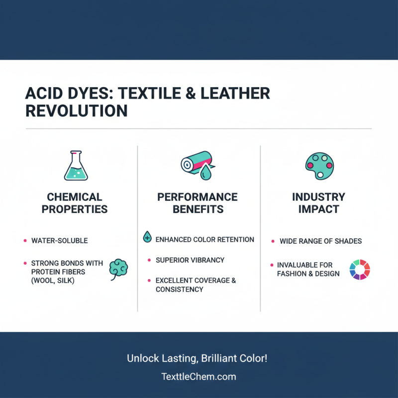 Why Are Acid Dyes Essential for Textile and Leather Industries?