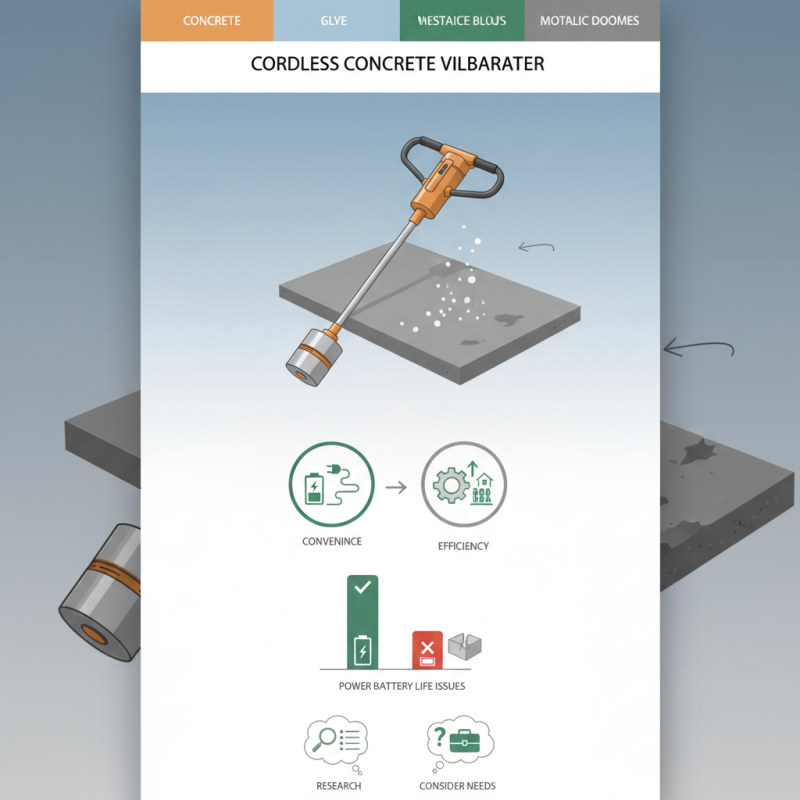 Best Cordless Concrete Vibrator for Your DIY Projects?