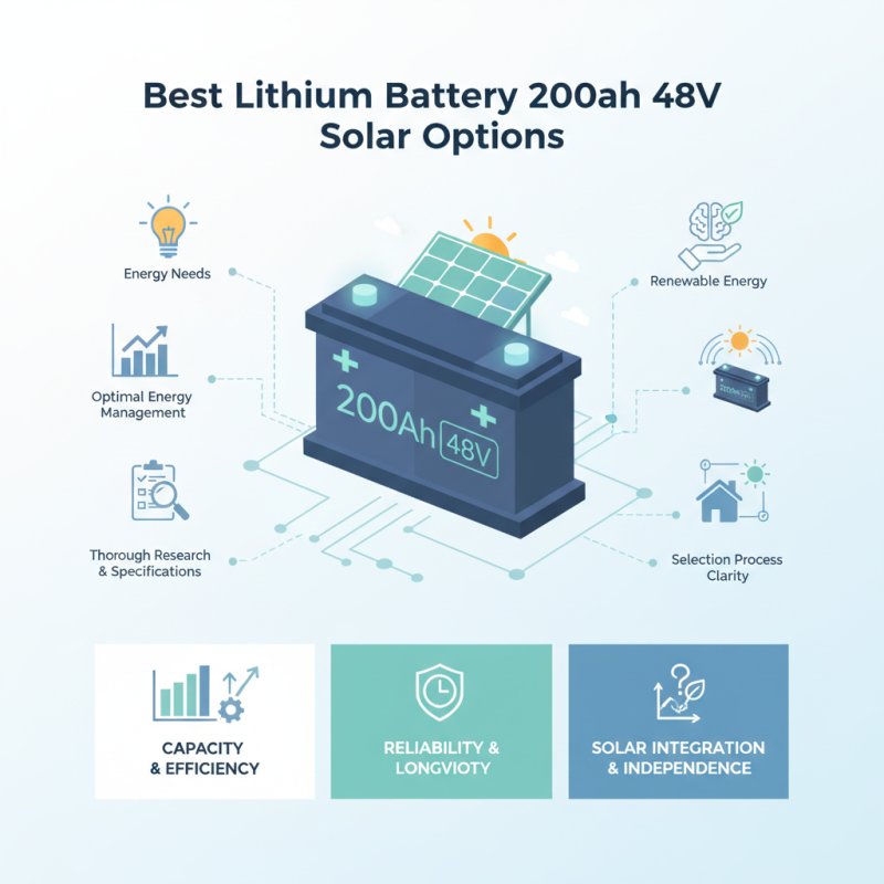 Best Lithium Battery 200ah 48v Solar Options for Your Energy Needs