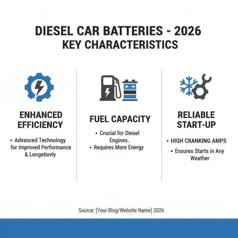 2026 Top Diesel Car Battery Features You Need to Know?