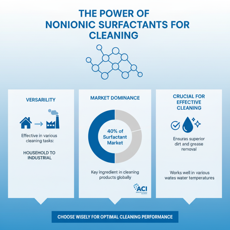 How to Use Nonionic Surfactants for Effective Cleaning?
