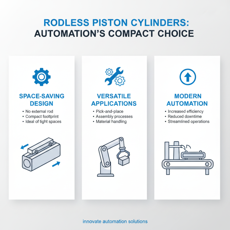 Top 10 Benefits of Rodless Piston Cylinders for Modern Automation Solutions?