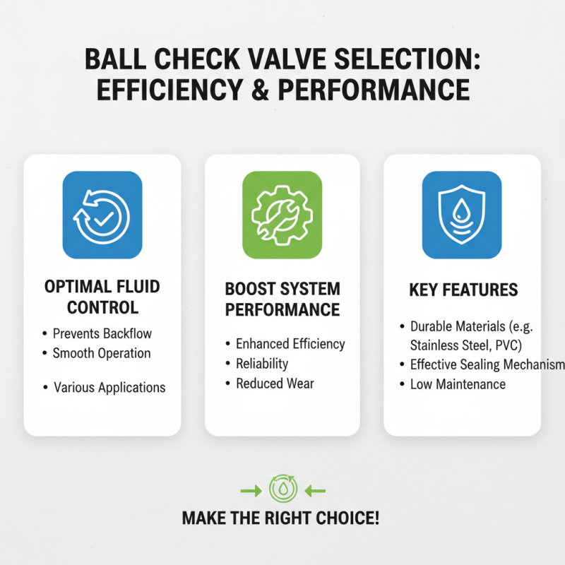 Top 5 Best Ball Check Valves for Efficient Fluid Control?