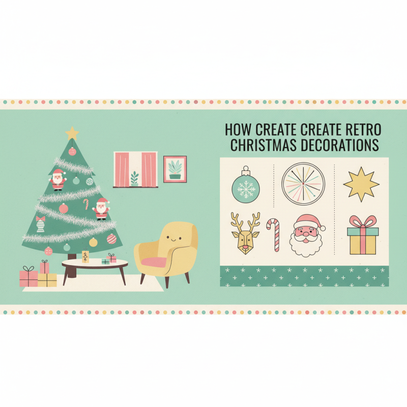 How to Create Stunning Retro Christmas Decorations?
