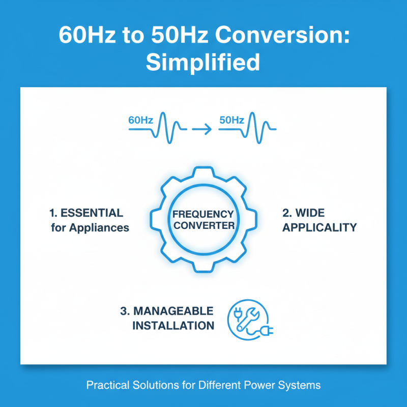 How to Convert 60Hz to 50Hz Safely and Effectively?