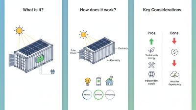 What is a solar container and how is it used?