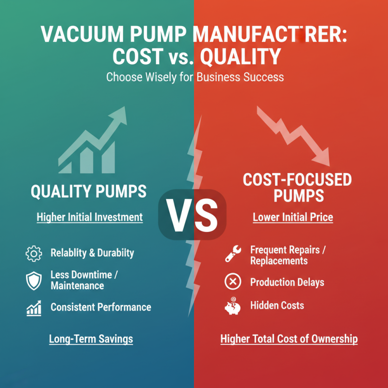 Why Choosing the Right Vacuum Pump Manufacturer Matters for Your Business?