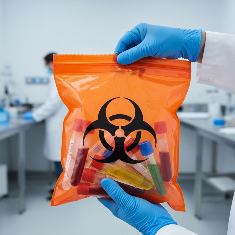 What is a biohazard transport bag and its uses?