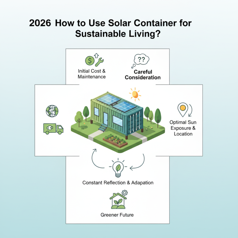 2026 How to Use Solar Container for Sustainable Living?