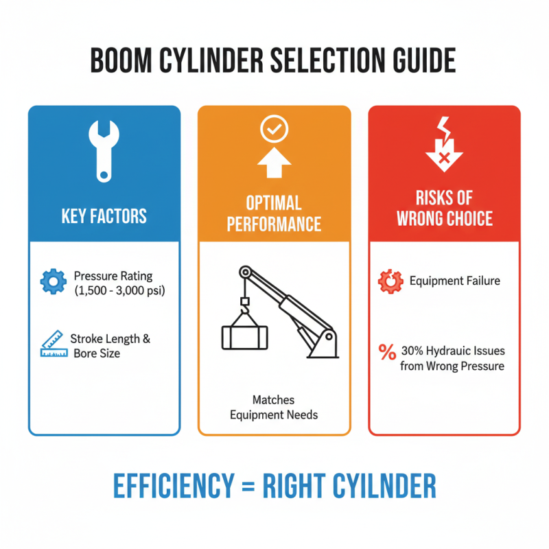 How to Choose the Right Boom Cylinder for Your Equipment Needs?