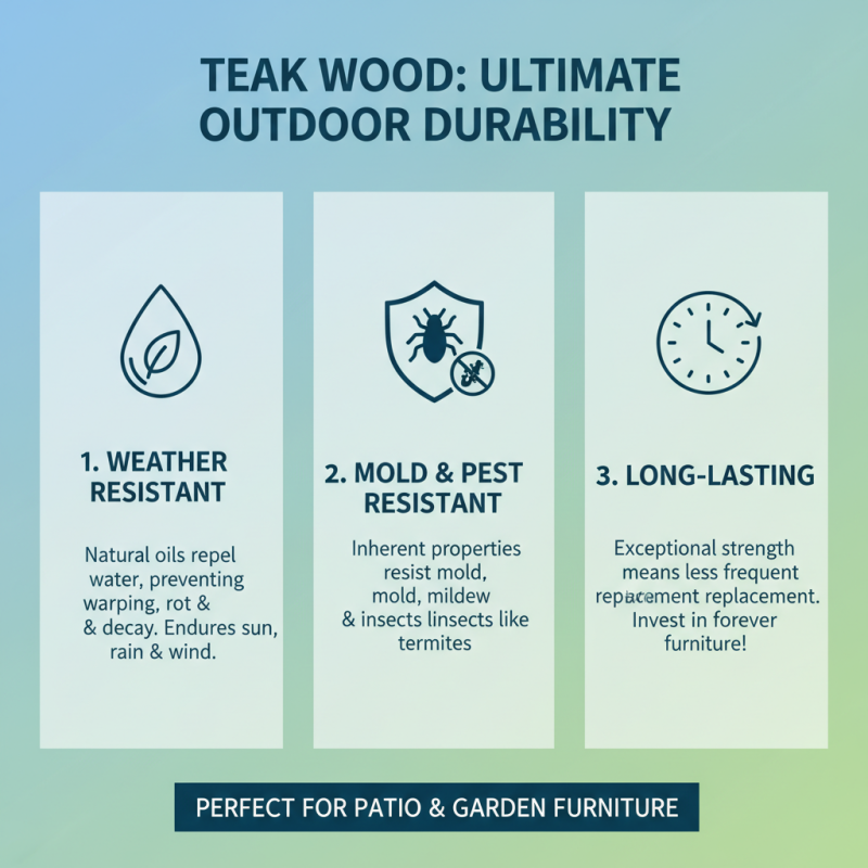 Top Benefits of Teak Outdoor Furniture for Your Patio and Garden?