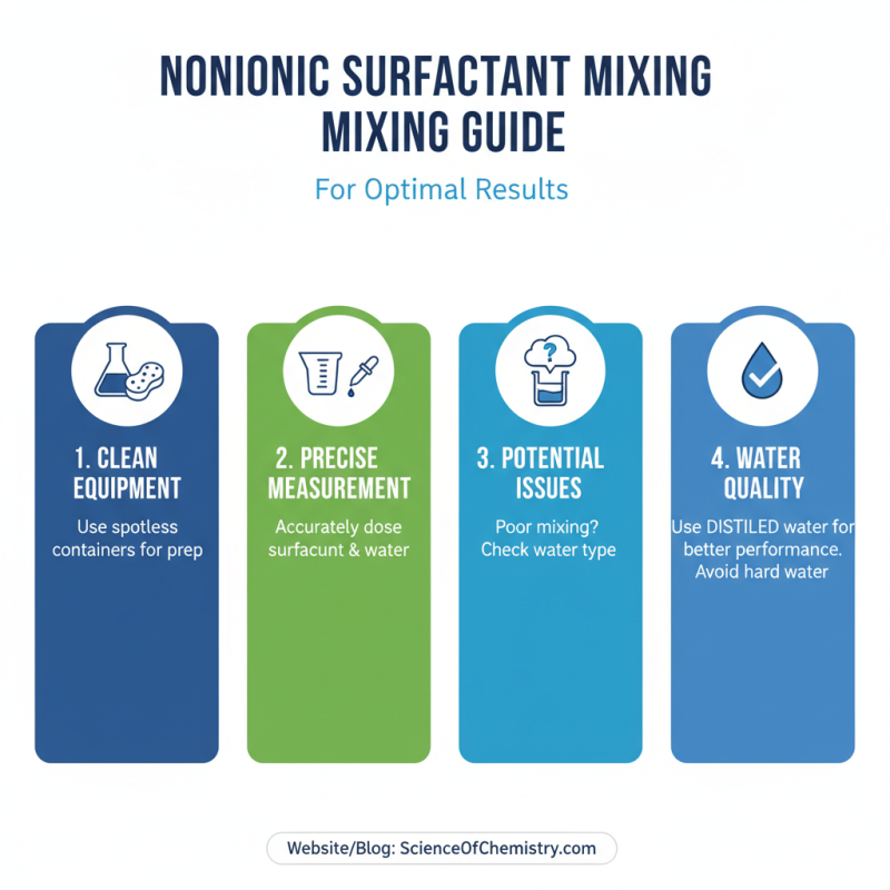 How to Use Nonionic Surfactants for Effective Cleaning?