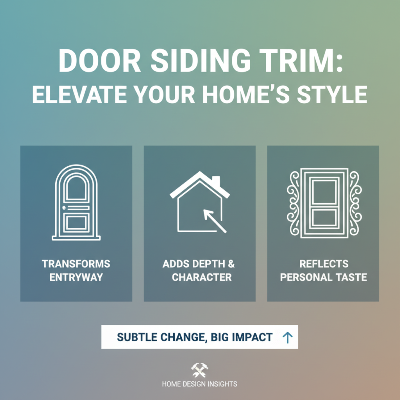 Why You Should Choose Door Siding Trim for Your Home Makeover?