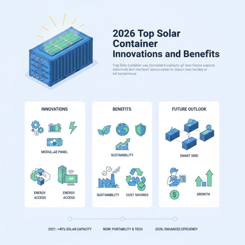 2026 Top Solar Container Innovations and Benefits?