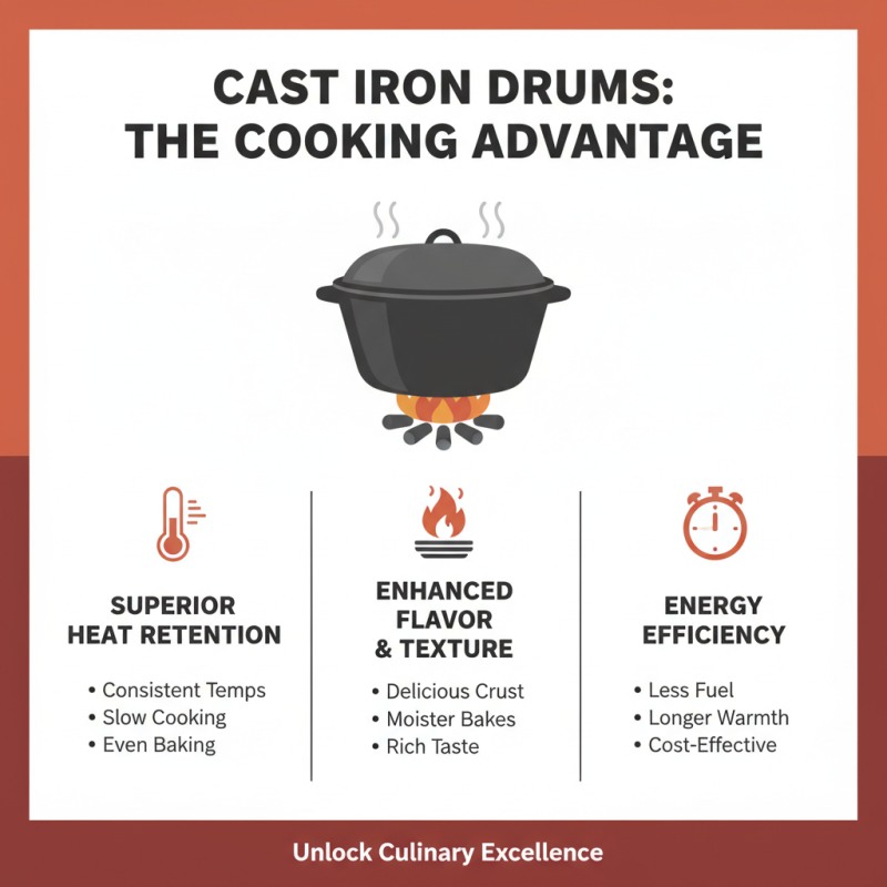 2026 Best Cast Iron Drum Options for Cooking and Baking