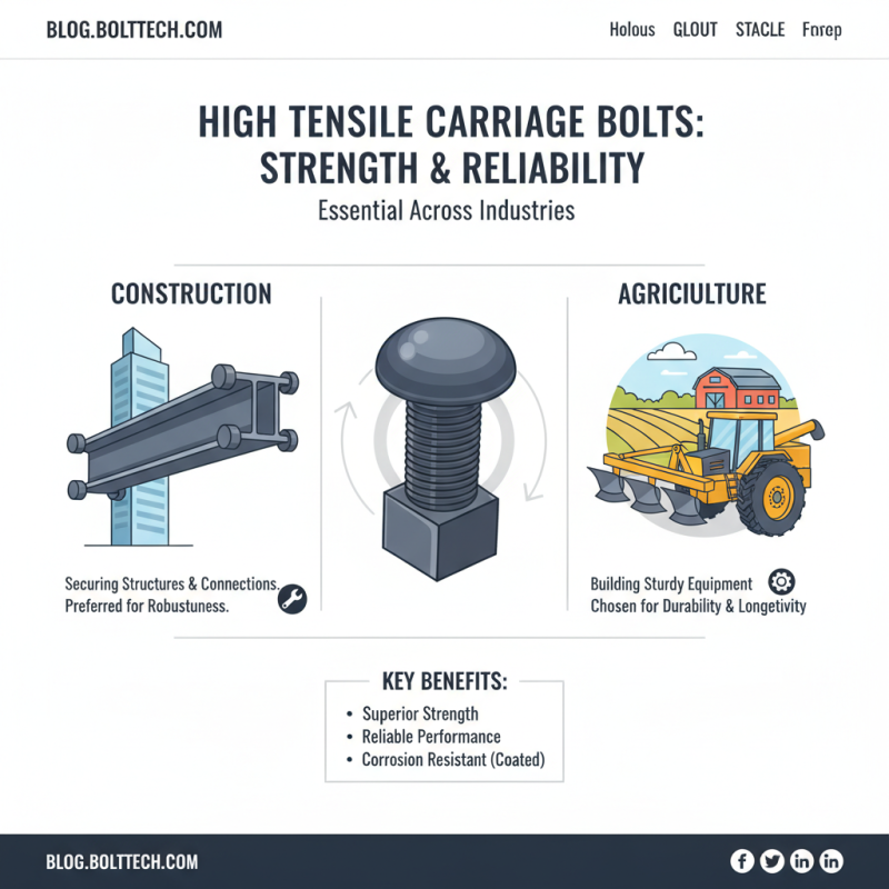 How to Choose High Tensile Carriage Bolt for Your Project?