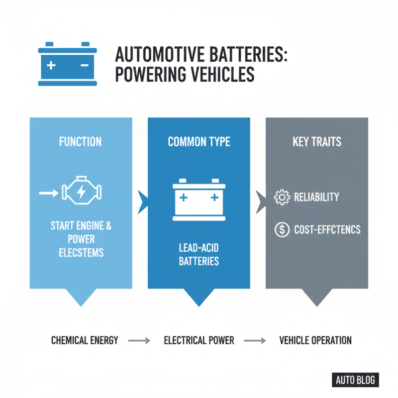 What is an automotive battery and how does it work?