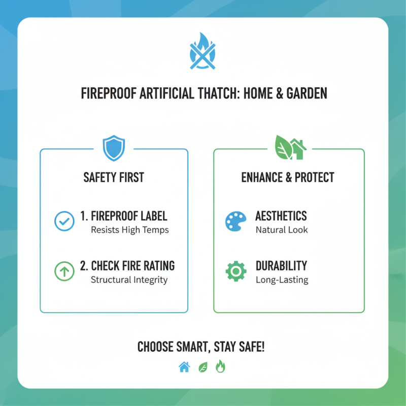 How to Choose Fireproof Artificial Thatch for Your Home and Garden?