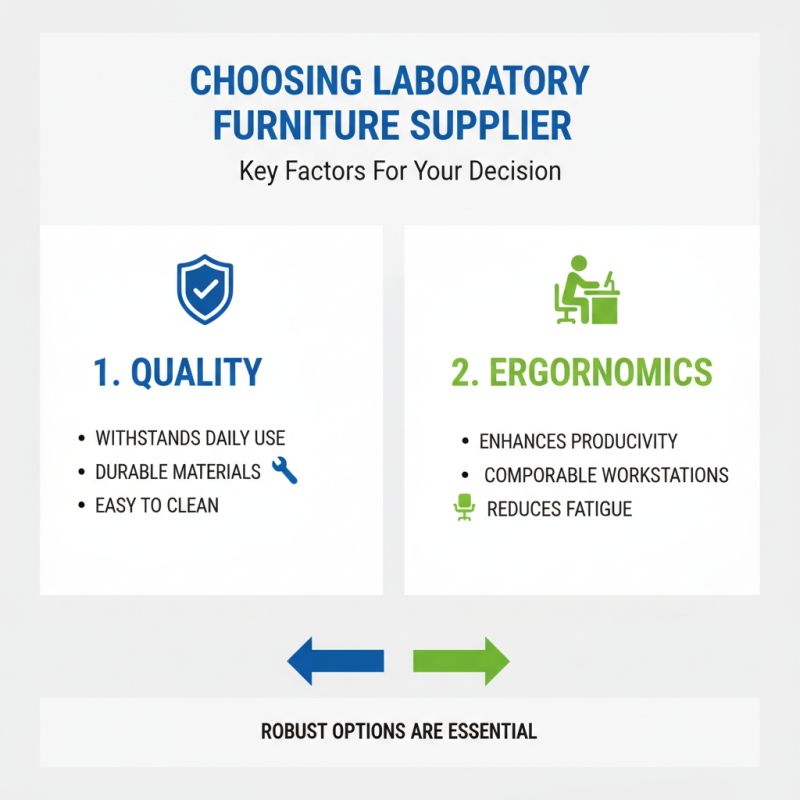 Why Choose the Right Laboratory Furniture Supplier for Your Needs?