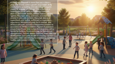 Why is a Childrens Playpark Essential for Child Development?