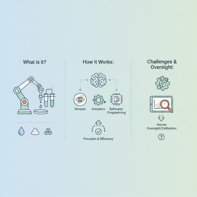 What is a dispensing robot and how does it work?