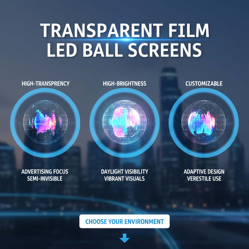 How to Choose the Best Transparent Film Led Ball Screen?