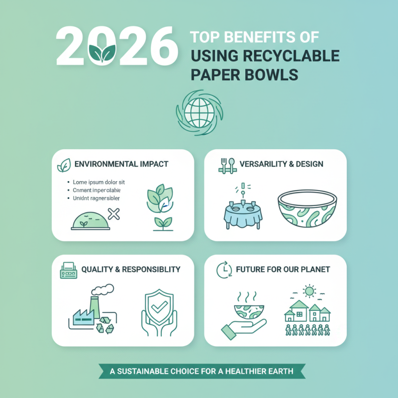 2026 Top Benefits of Using Recyclable Paper Bowls?