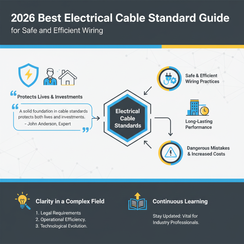 2026 Best Electrical Cable Standard Guide for Safe and Efficient Wiring