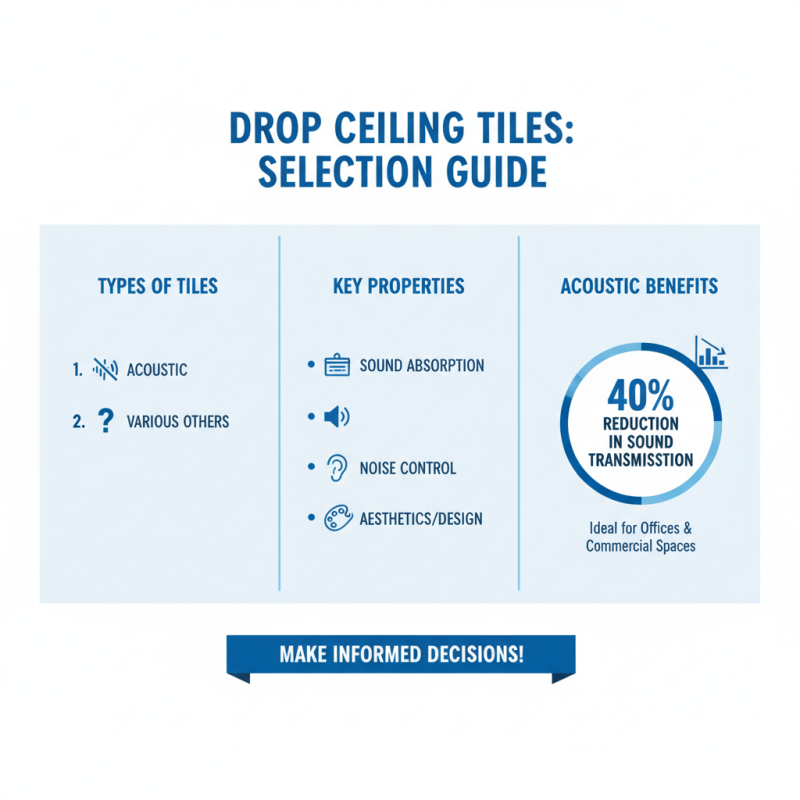 How to Choose the Best Drop Ceiling Tiles for Your Home or Office?