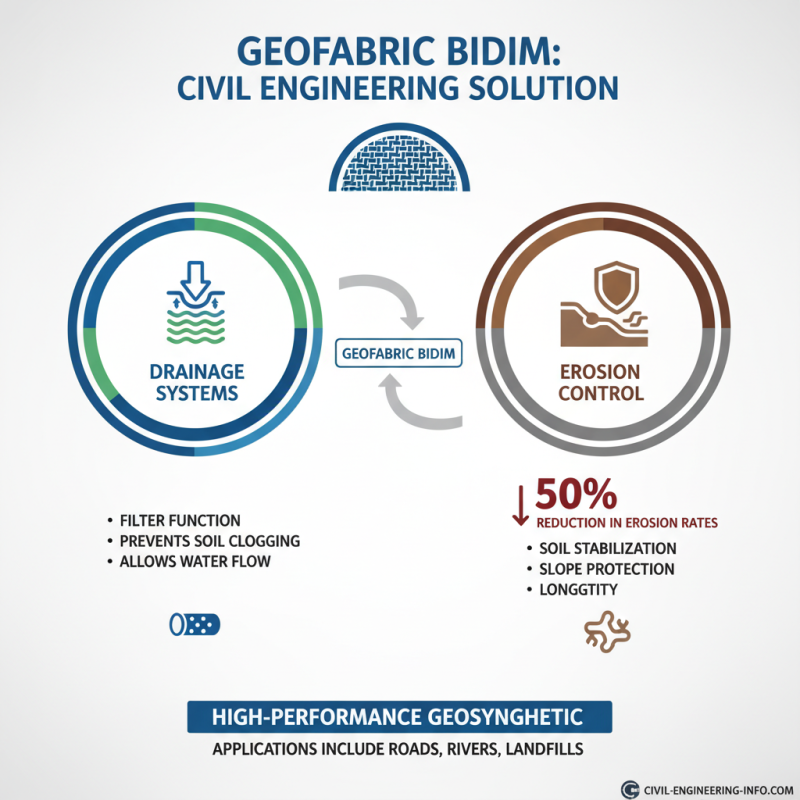 What is Geofabric Bidim and its Applications in Civil Engineering?