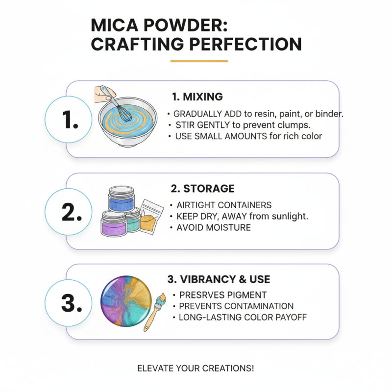 How to Use Mica Color Powder for Crafting and Art Projects?