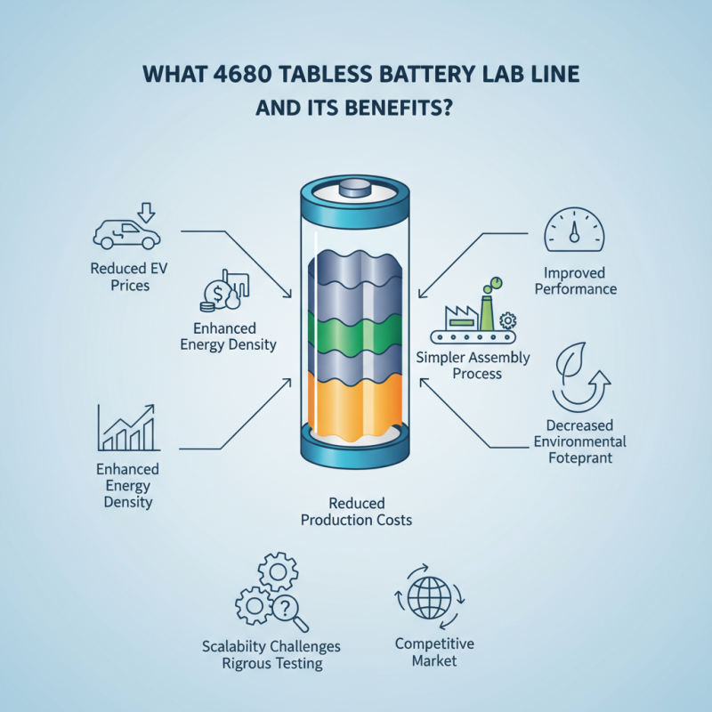 What is the 4680 Tabless Battery Lab Line and its Benefits?