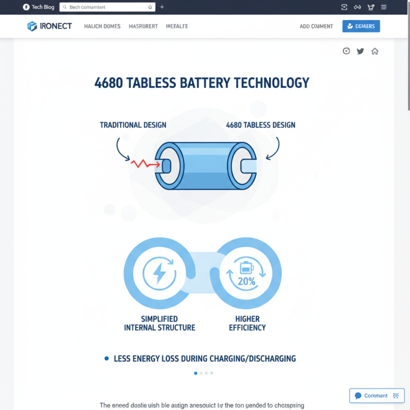 What is the 4680 Tabless Battery Lab Line and its Benefits?