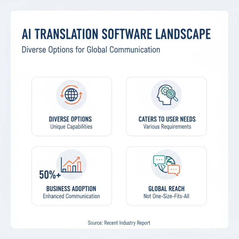 How to Choose the Best AI Translation Software for Your Needs?