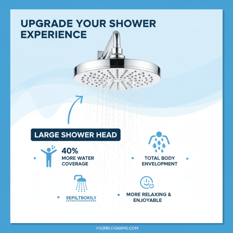 Why Choose a Large Shower Head for Your Bathroom Upgrade?