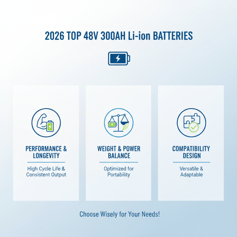 2026 Best 48 Volt 300 Amp Li Battery Options for Your Needs?
