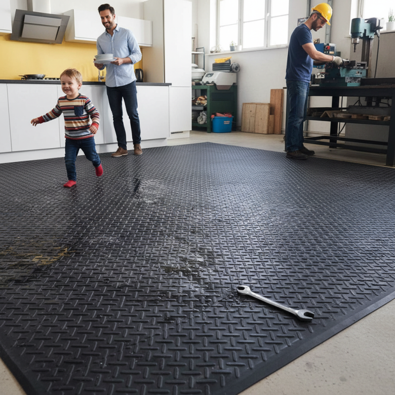 Top Benefits of Using Large Rubber Safety Mats for Home and Workplace Safety?