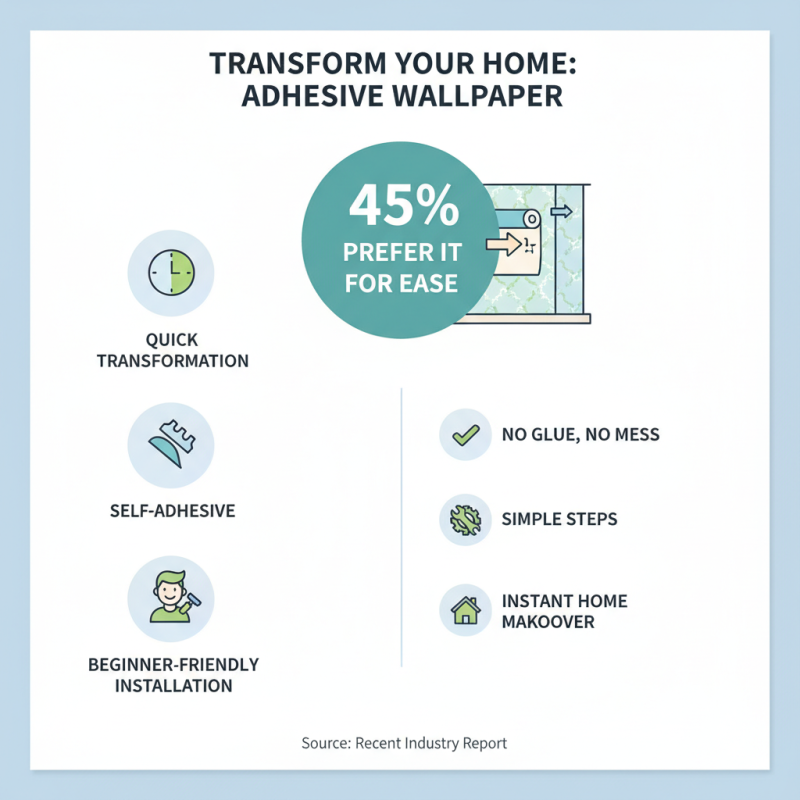 How to Apply Adhesive Wallpaper for a Quick and Stylish Home Makeover