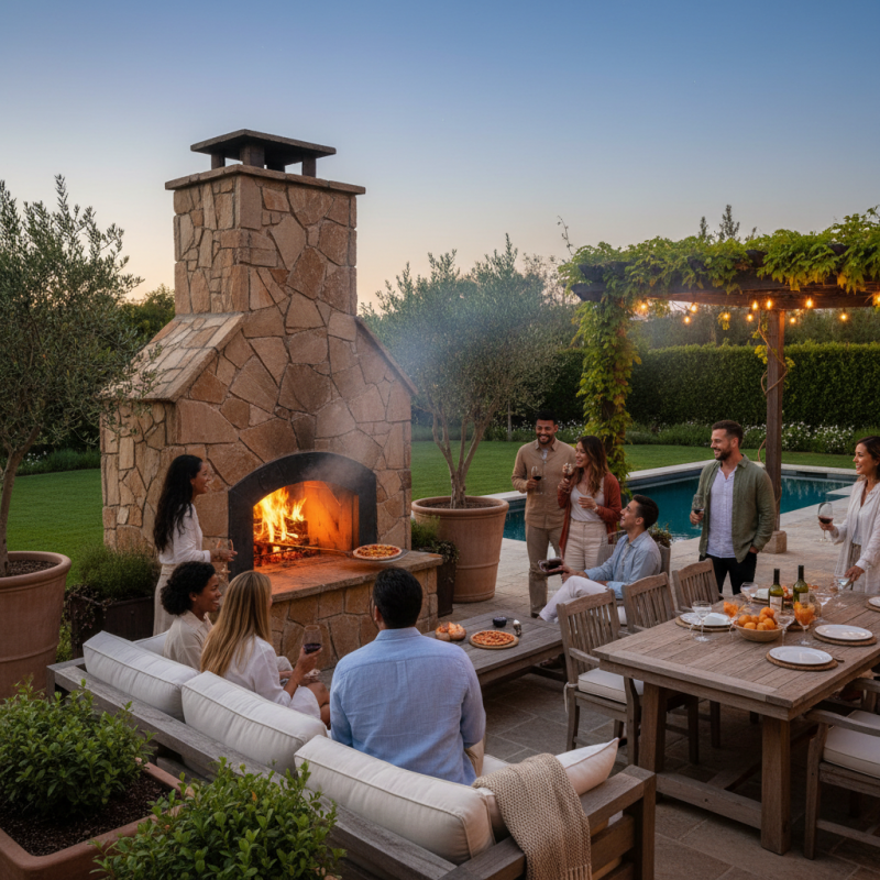 Top Outdoor Pizza Fireplace Ideas for Your Backyard Setup?