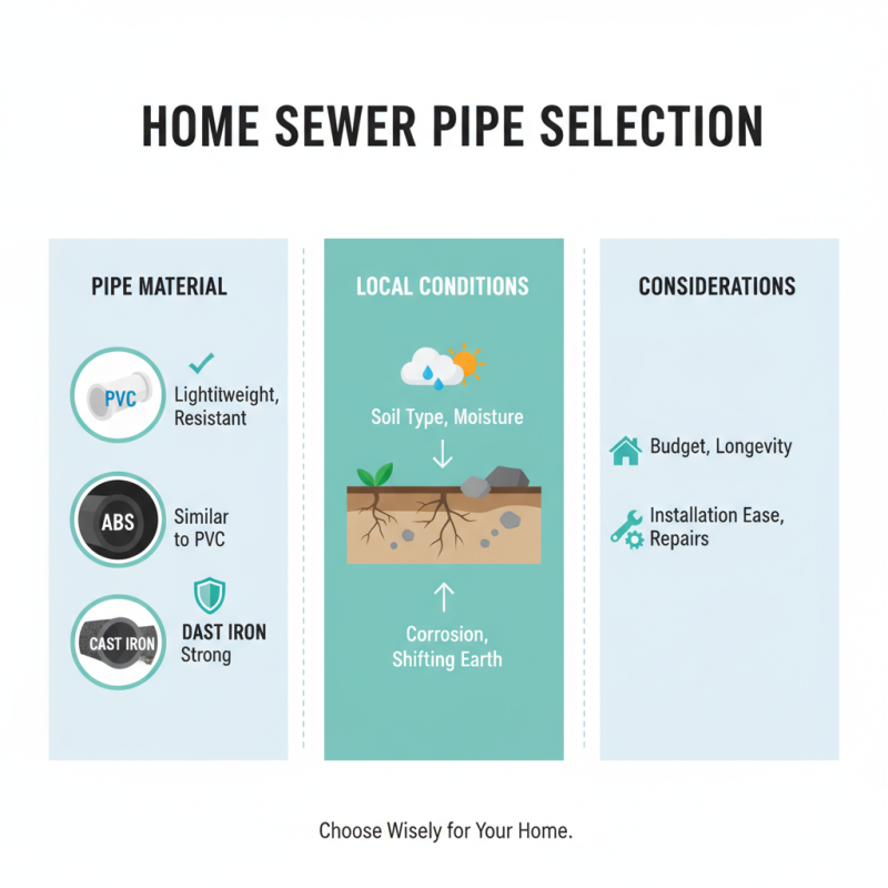2026 Best Sewer Line Pipe Options for Your Home Needs?
