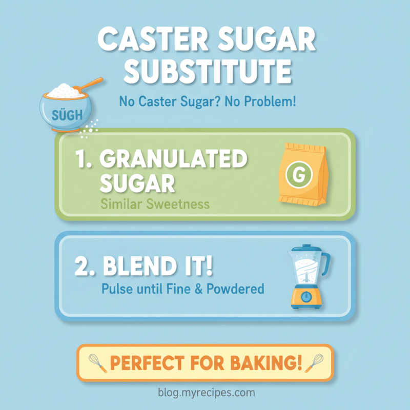 How to Find the Best Substitute of Caster Sugar for Your Recipes?