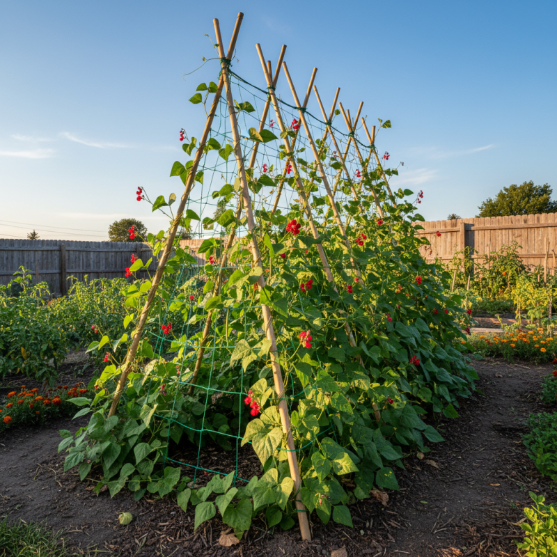 How to Build a Runner Bean Climbing Frame for Your Garden?