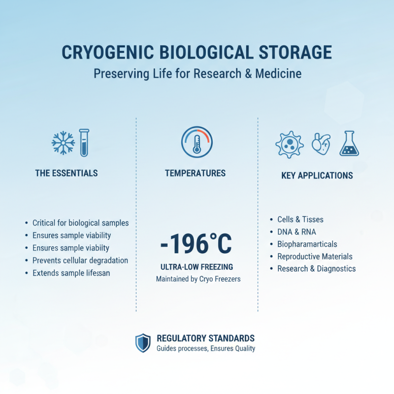 Why Use a Cryo Freezer for Long Term Biological Storage?