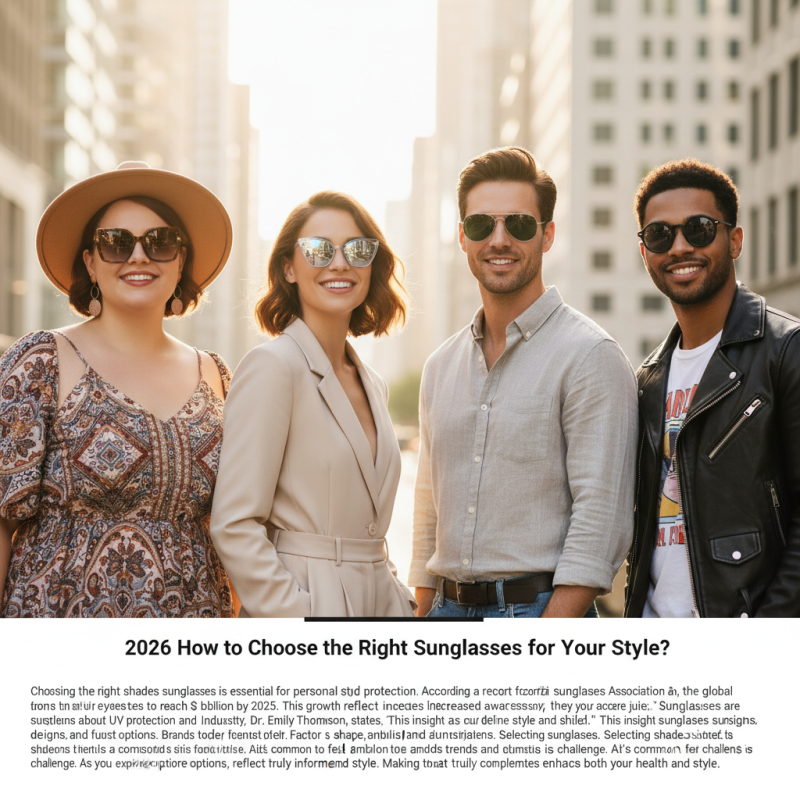 2026 How to Choose the Right Shades Sunglasses for Your Style?