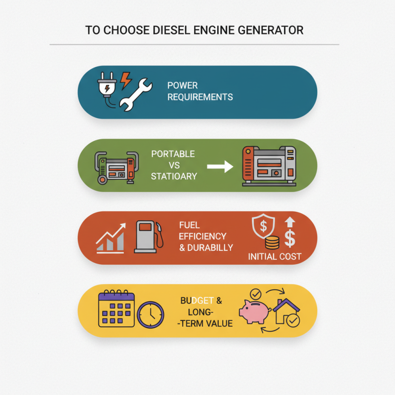 How to Choose the Right Diesel Engine Generator for Your Needs?