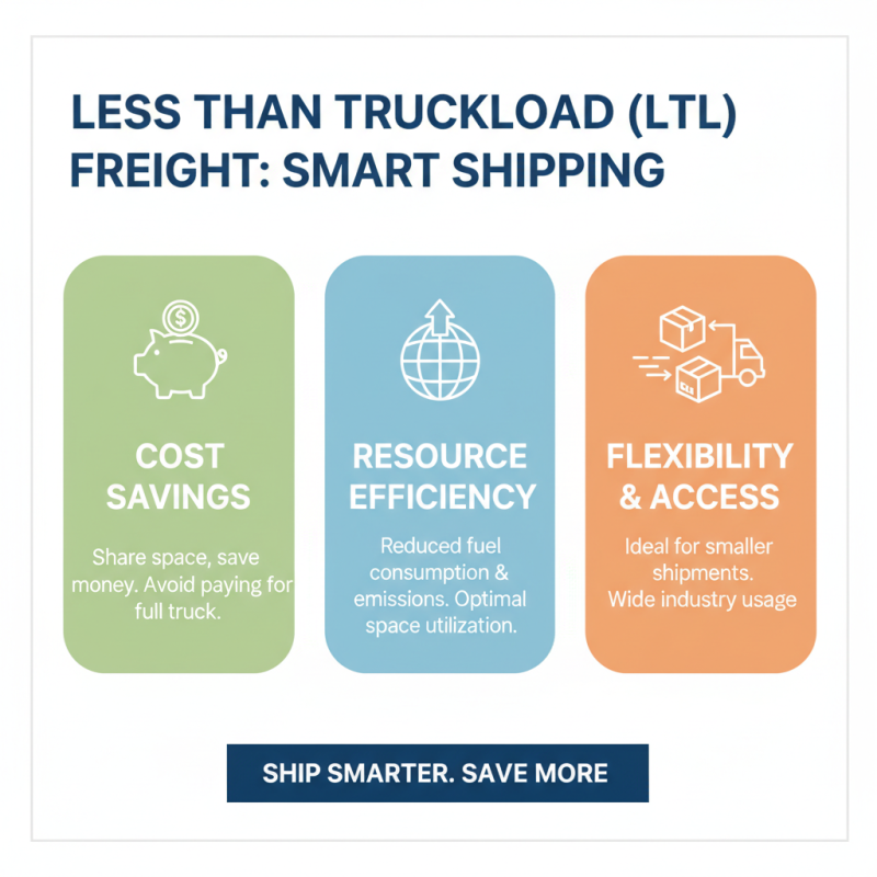 What is less than truckload freight and how does it work?