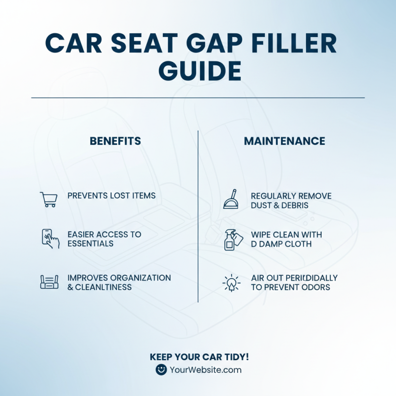 Best Car Seat Gap Filler to Keep Your Car Organized?