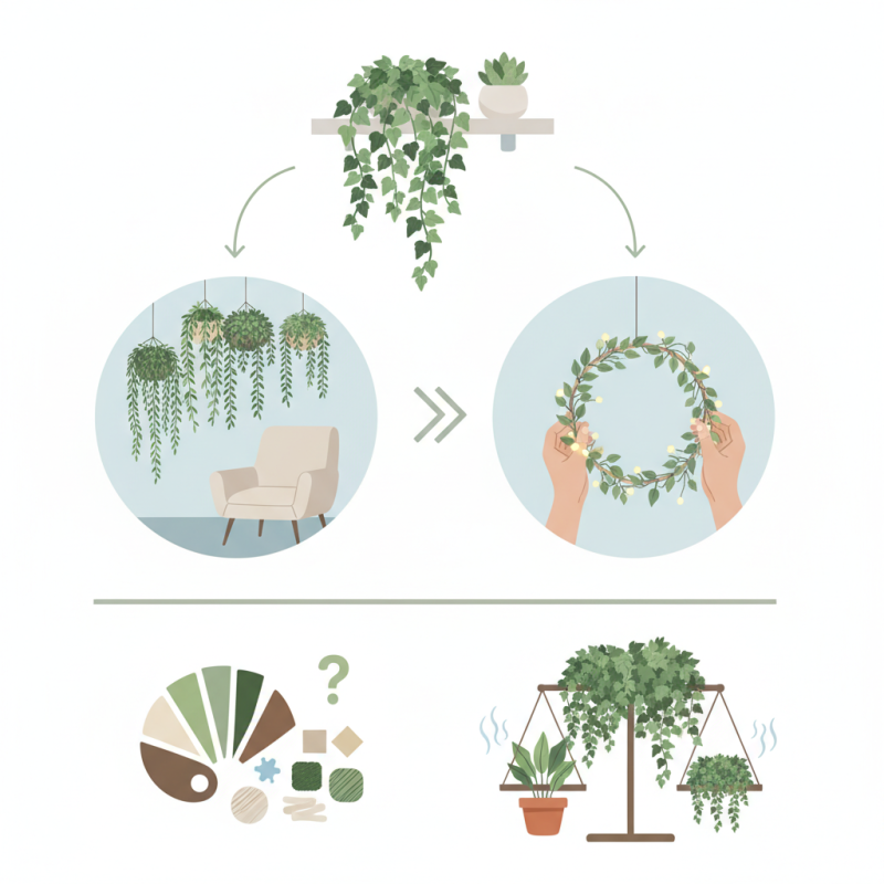 What is Artificial Hanging Leaves and How to Use Them?