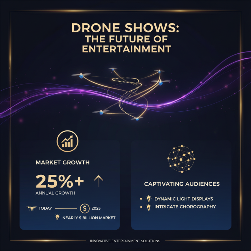 The Rise of Drone Shows in Entertainment and Events Today?
