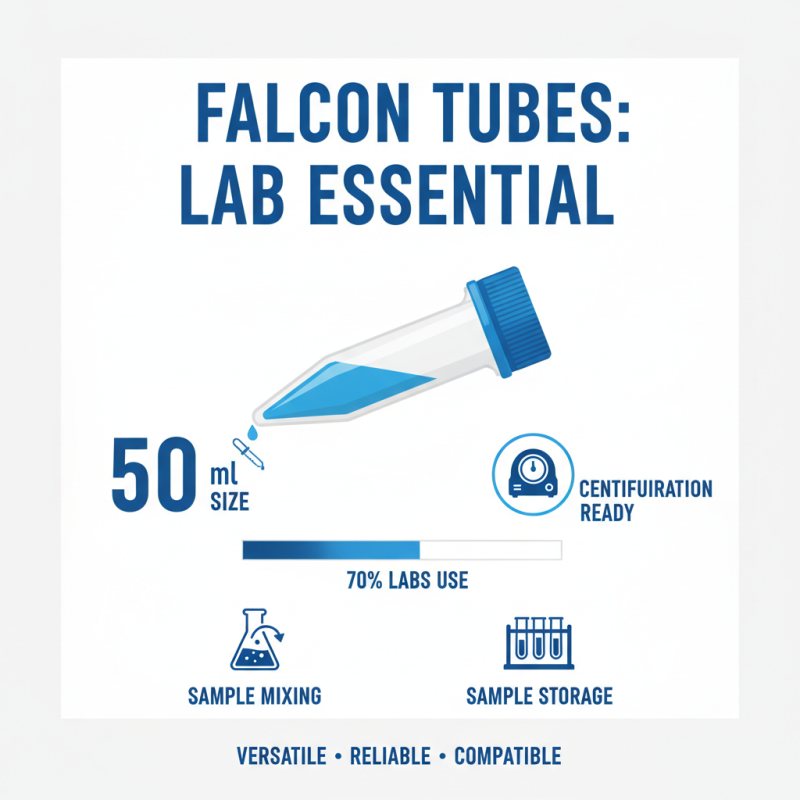 Top Uses of 50 ml Falcon Tubes in Laboratory Research?